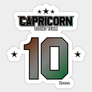 Zodiac Majesty Sport Capricorn Team V3 Sticker